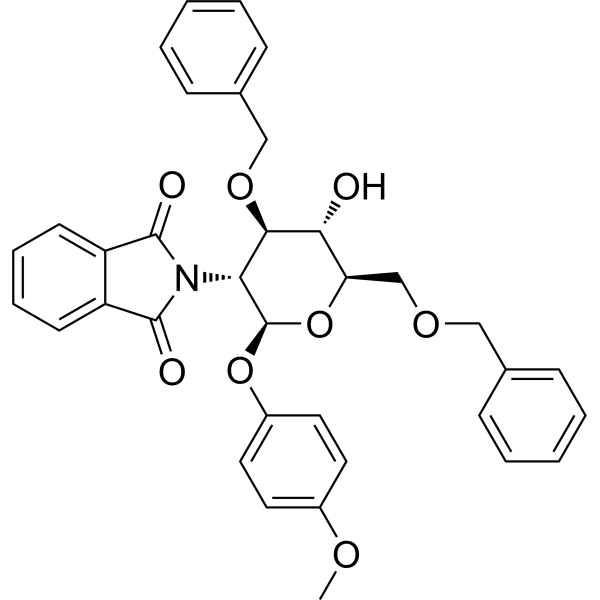 4-Methoxyphenyl 3,6-Di-O-benzyl-2-deoxy-2-phthalimido-β-D-glucopyranoside 129575-89-9
